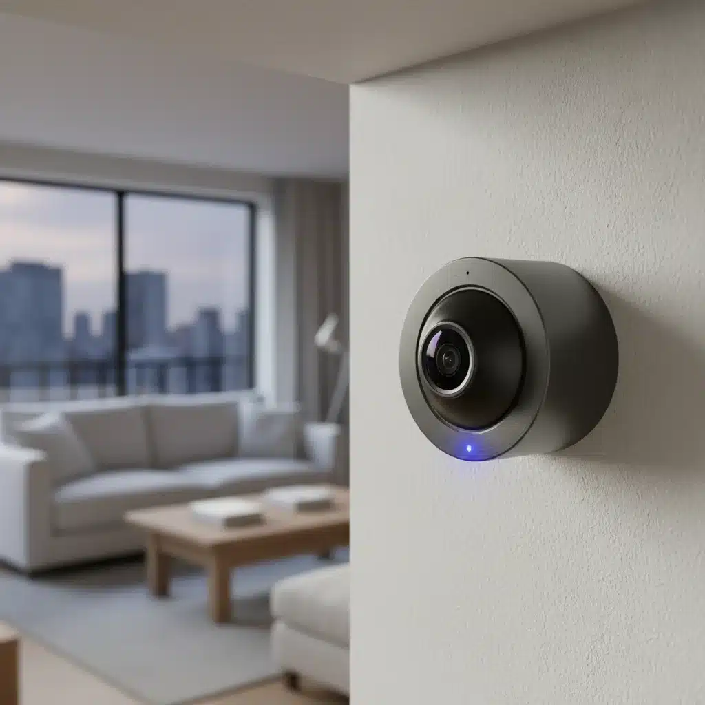AI-powered security camera with facial recognition